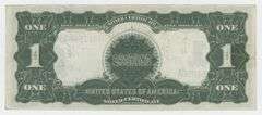 Crisp 1899 Series Large Size Black Eagle Silver Certificate. Tape