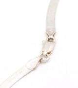 Italian 925 sterling silver Herringbone chain necklace