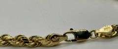 14K Yellow Gold Twisted Rope Bracelet