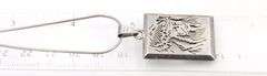 Vintage 925 Sterling silver Mexico pendant on snake chain