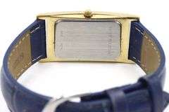 Wittinauer Tank style quartz blue dial watch