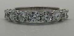 14K White Gold Round Brilliant Cut Lab Diamond Wedding Band