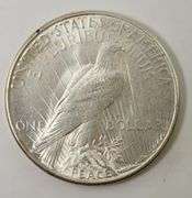 1923 S AU Peace Dollar