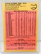 Vintage Babe Ruth USA 20c Stamp Baseball Card