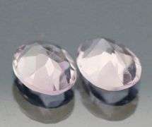 Gorgeous 4.88ct VVS Rose de Franc Amethyst pair