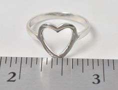 Heart Ring in Sterling Silver