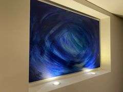 Spectacular Large Size Original Painting by Samia Dabbah