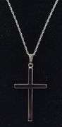 Cross Pendant Necklace in Sterling Silver