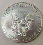 2013-W "Burnished" $ 1 American Silver Eagle UNC