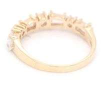 14kt Yellow gold Cubic Zirconia band