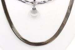 Group lot of 5 Vintage 925 sterling silver necklaces