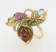 Diamond & Gemstone EFFY Flower Ring