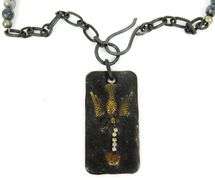 Artisan Holy Spirit & Heart Gemstone Necklace