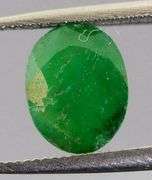 Eye catching! .97ct natural Zambian Emerald