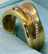 14K Yellow Gold Round Brilliant Cut Diamond Ring