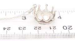 Tiffany & Co Crown charm necklace
