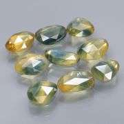 Awesome 5.60ct blue and yellow Sapphire set!