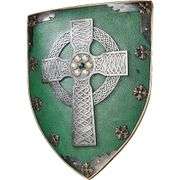 Celtic Cross Warrior's Shield Wall Decor
