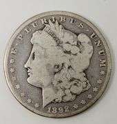 1892 CC KEY DATE Morgan Silver Dollar, Circulated