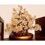 Feng Shui Large Yellow Crystal Quartz Money Tree
