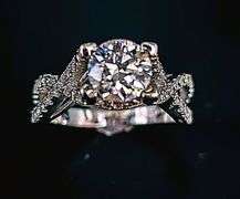 Amazing 3.25 Ct VVs1 Lab Simulated Diamond 2 Band Engagement Ring