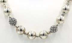 Lagos Caviar beaded chunkey necklace