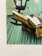 Rare Norman Rockwell Original Lithograph Hand Signed