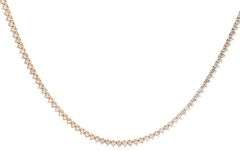 New 8.00ctw Round Diamond Prong Set Tennis Necklace in 14K