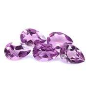Eye catching 14.22ct matched bright purple Amethyst set