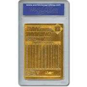 Dan Marino 23KT Gold Card NFL All-Time Passing Leader