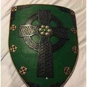 Celtic Cross Warrior's Shield Wall Decor