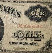 1917 $1 Red Seal Legal Tender Note, Circulated