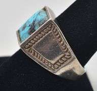 Turquoise Gemstone Ring in Sterling Silver
