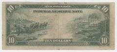 Pleasing 1914 Series Large Size $10 Federal Reserve Note (2-B)
