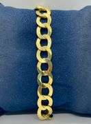14K Yellow Gold Italian Curb Link Bracelet