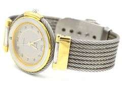 Lenox quartz 2 tone bangle bracelet watch