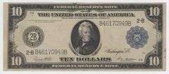 Pleasing 1914 Series Large Size $10 Federal Reserve Note (2-B)