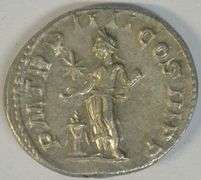Original Near Mint Elagabalus Roman Silver Denarius, 218-222 AD