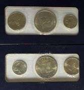 3  Red Envelope Bicentennial 3 Piece Silver Sets