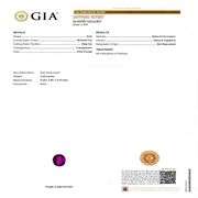PLATINUM UNHEATED PINK-PURPLE SAPPHIRE AND DIAMOND RING 3.00 C.T.W.