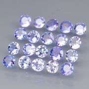 Non stop flashing 3.67ct diamond cut Tanzanite set