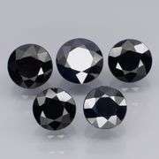 Heated Only! 6.24ct midnight blue Sapphire set