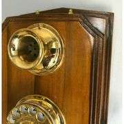 1930s Retro Wall-Mounted Wooden Telephone