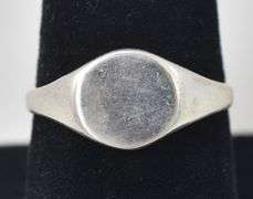 Engravable Ring in Sterling Silver