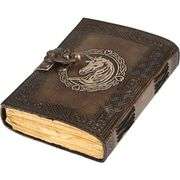 Handmade Unicorn Leather Journal with Lock