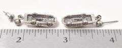 Car 89 Dangle Earrings in Sterling Silver