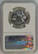 'Perfect' 1957 Superb Gem Proof 1957 Franklin Half. NGC PF69