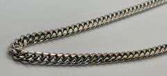 Beautiful 22in Italian Silver Miami Cuban Chain