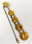 Antique Art Nouveau Gold Filled Watch FOB