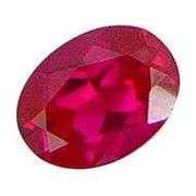 5x7MM Oval Lab Ruby